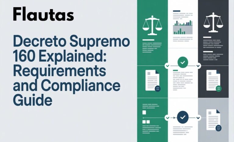 Decreto Supremo 160 compliance documentation and records