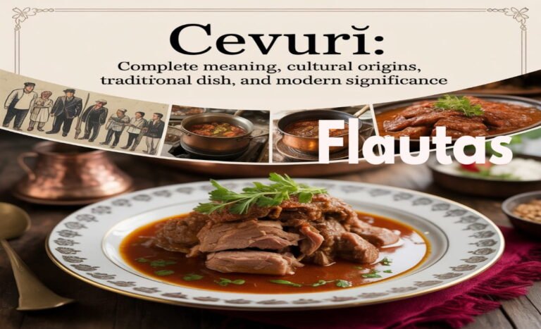 Traditional cevurı dish prepared with fresh ingredients