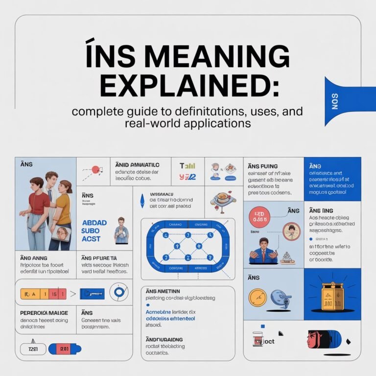 Infographic showing different meanings of İNS including aviation system, immigration agency, and human concept.