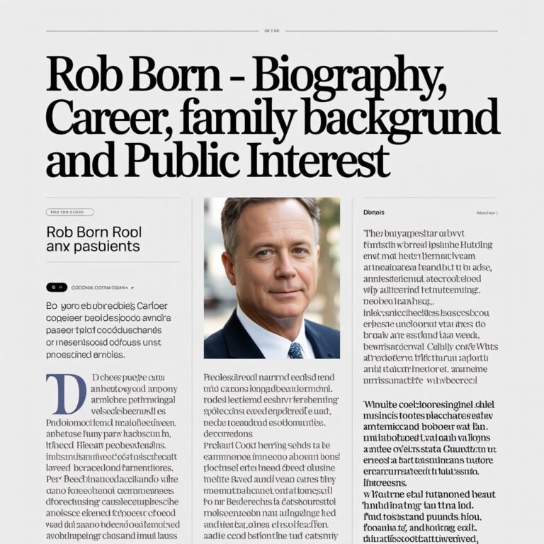 Rob Born – Biography, Career, Family Background and Public Interest