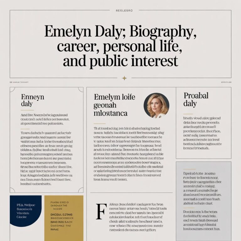 Emelyn Daly: Biography, Career, Personal Life, and Public Interest