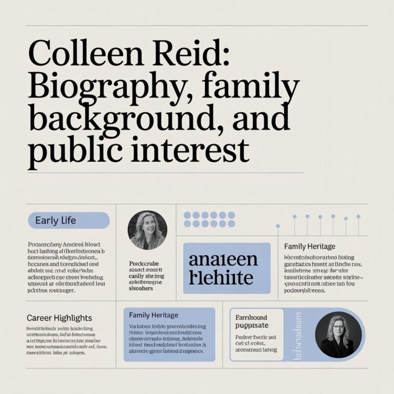 Colleen Reid: Biography, Family Background, and Public Interest